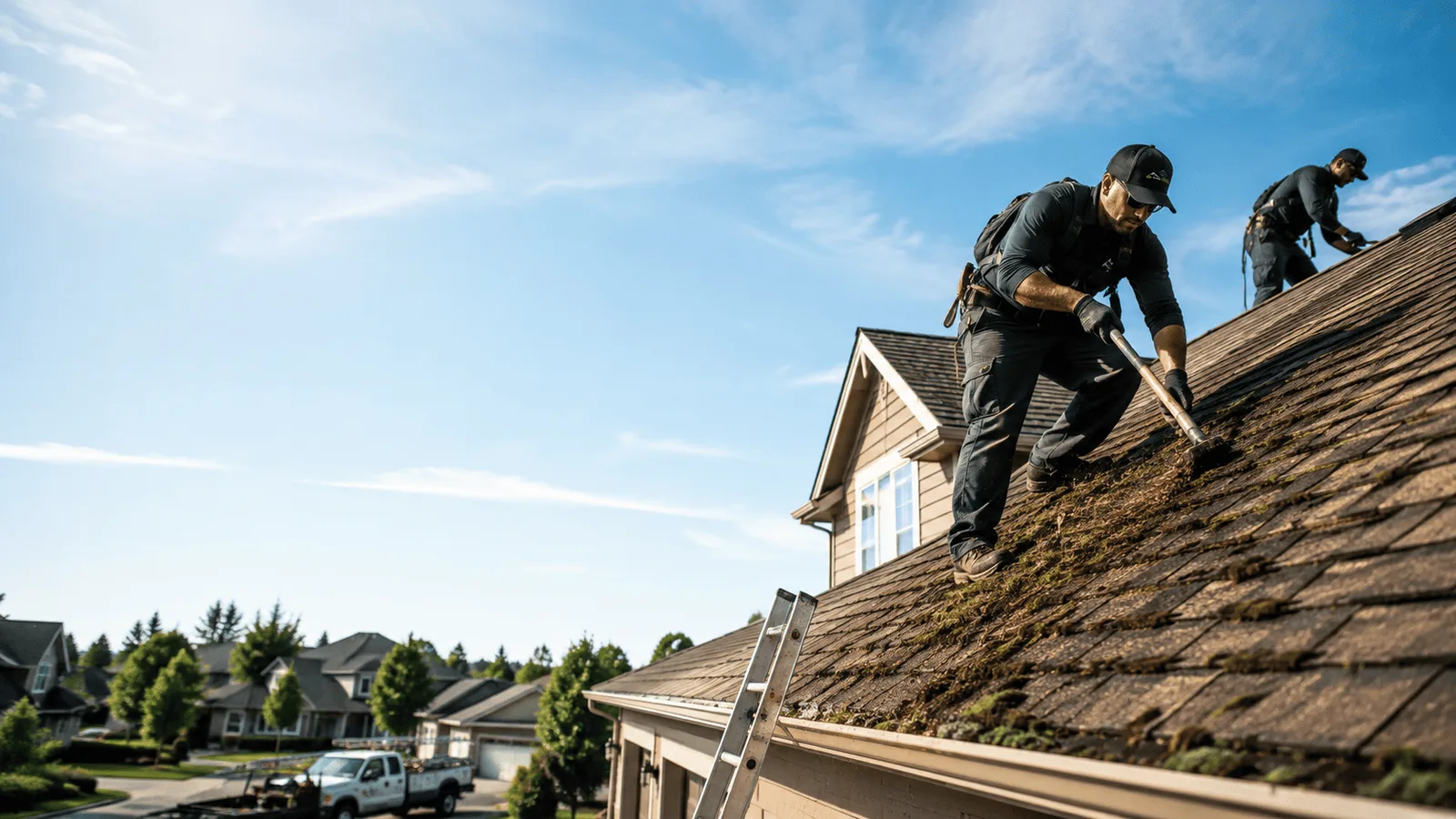 Roof Moss Removal in Mount Morris, IL near me